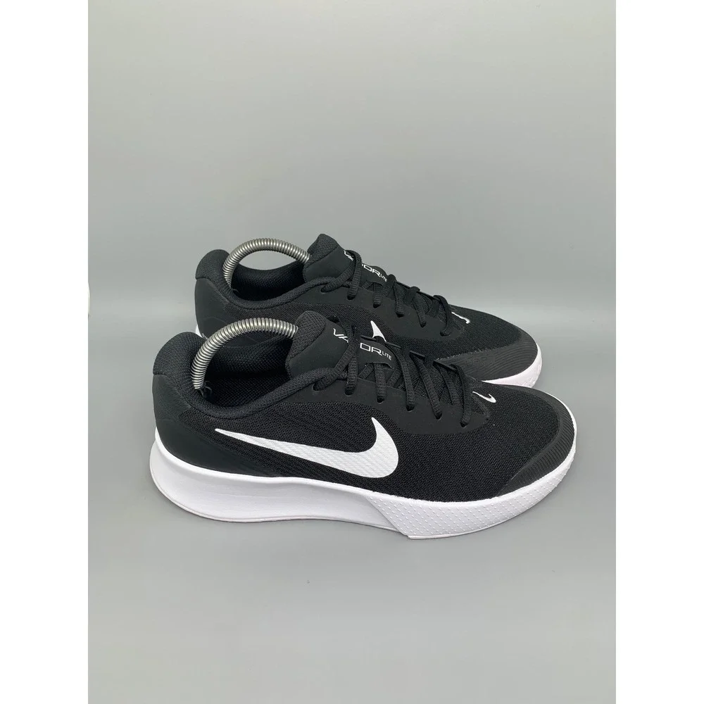 Nike Court Vapor Lite 3 HC Black White Tennis Shoes FZ2156-001 Womens Sz 9.5 NEW